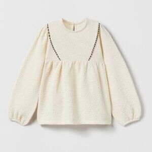 Zara Kids Cream Blouse